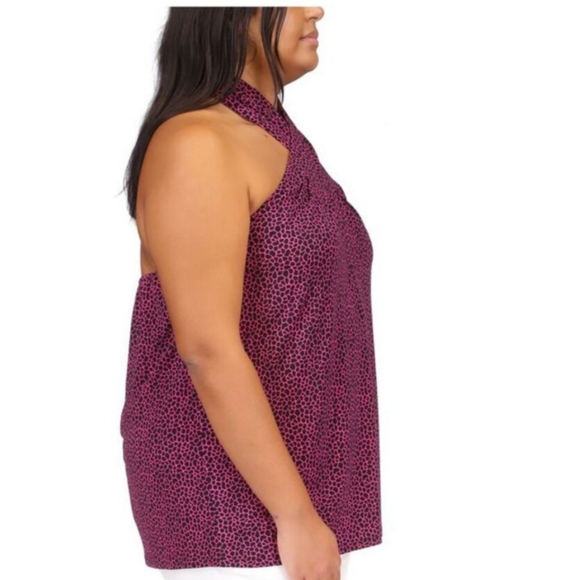 Michael MICHAEL Kors Micro Giraffe Halter Neck Tank - Picture 2 of 9